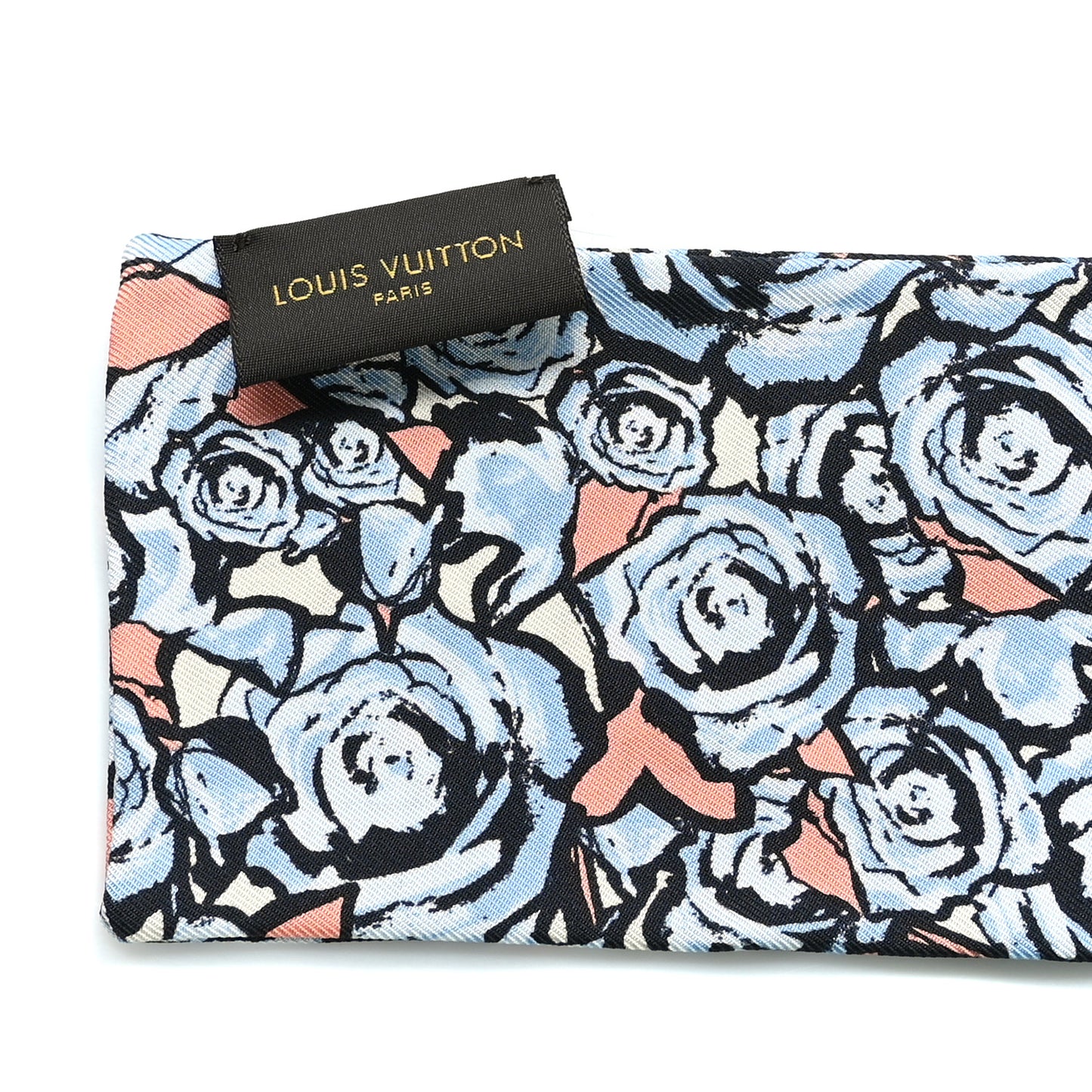 Rock n Roses Silk Bandeau Bleu Ciel