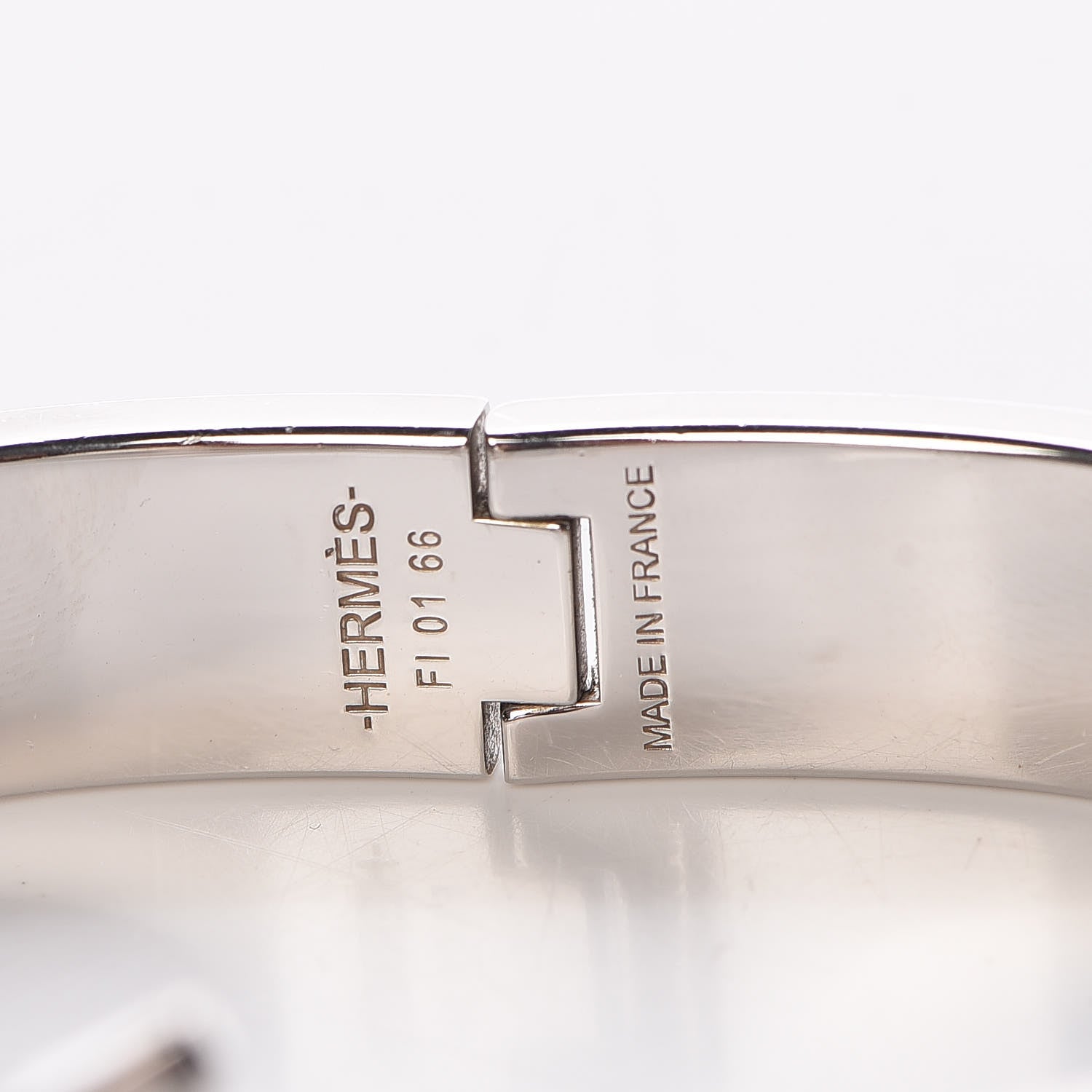 Hermes Enamel Narrow Clic Clac H Bracelet PM Black 5 of 6