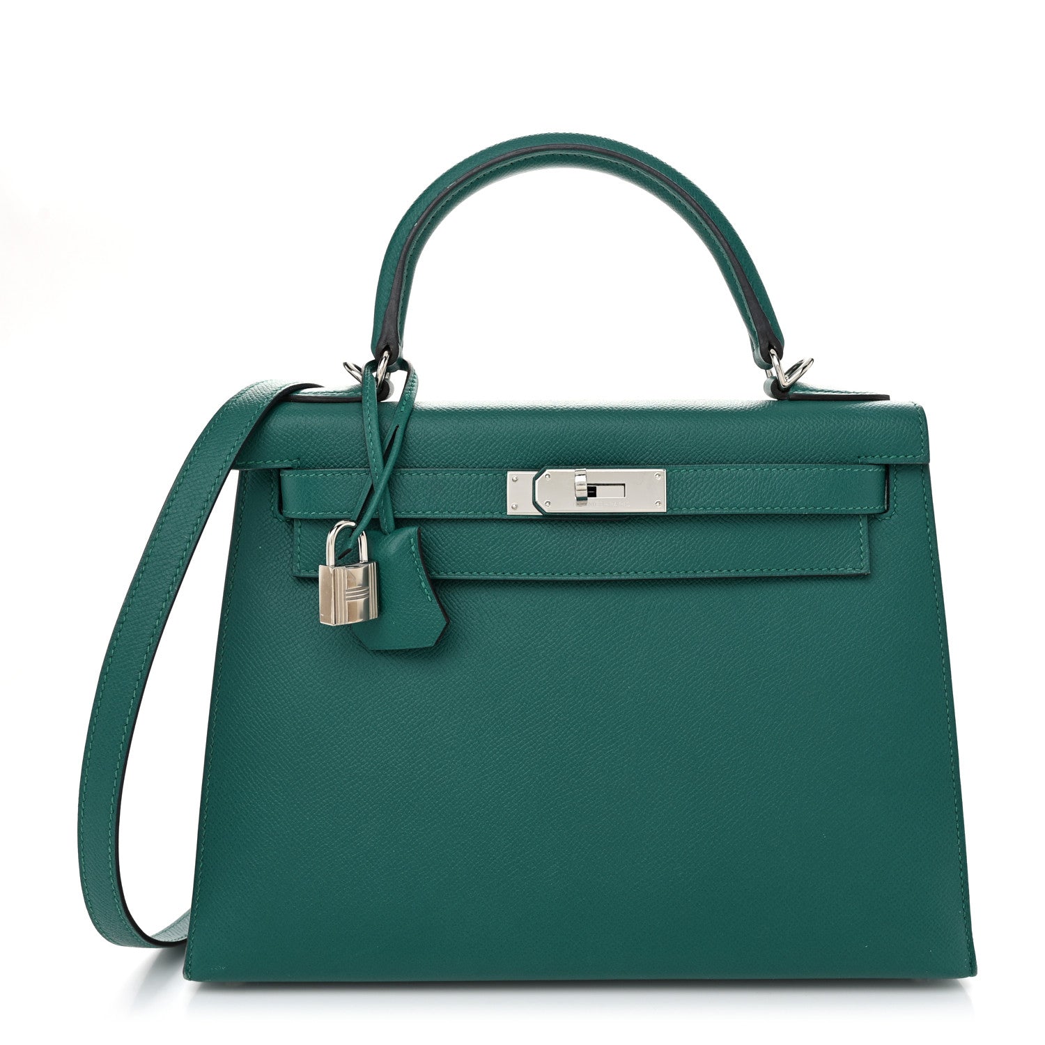 Hermes Epsom Kelly Sellier 28 Malachite 1 of 11