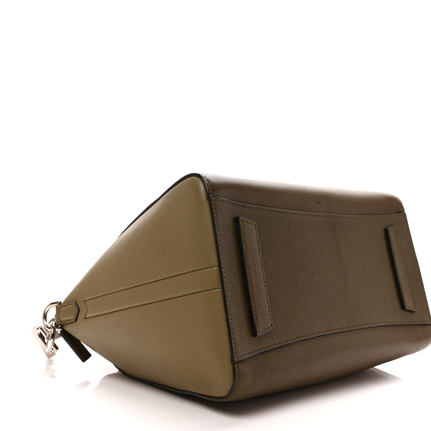 Sugar Goatskin Medium Tri-Color Antigona Khaki Black