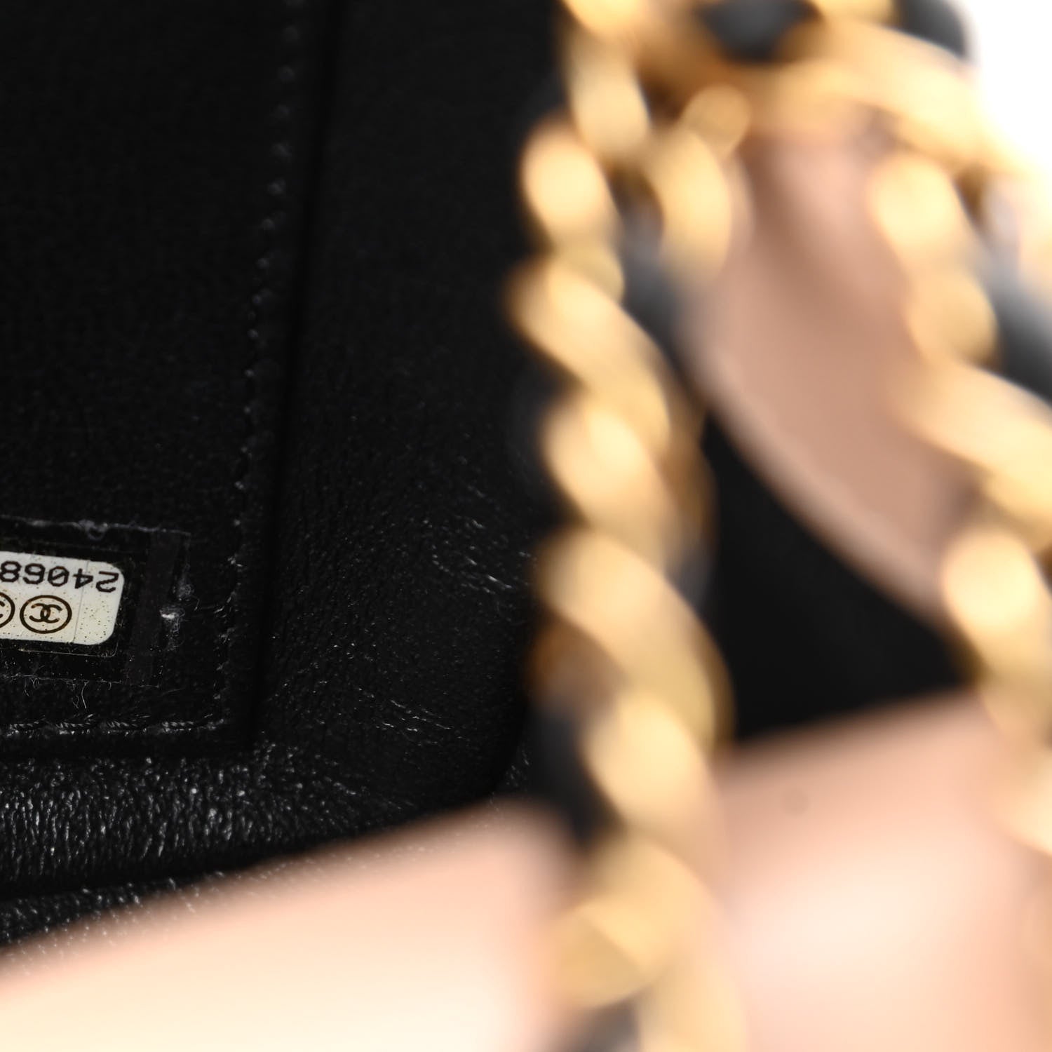Chanel Caviar Quilted Medium CC Filigree Flap Beige Black 7 of 10