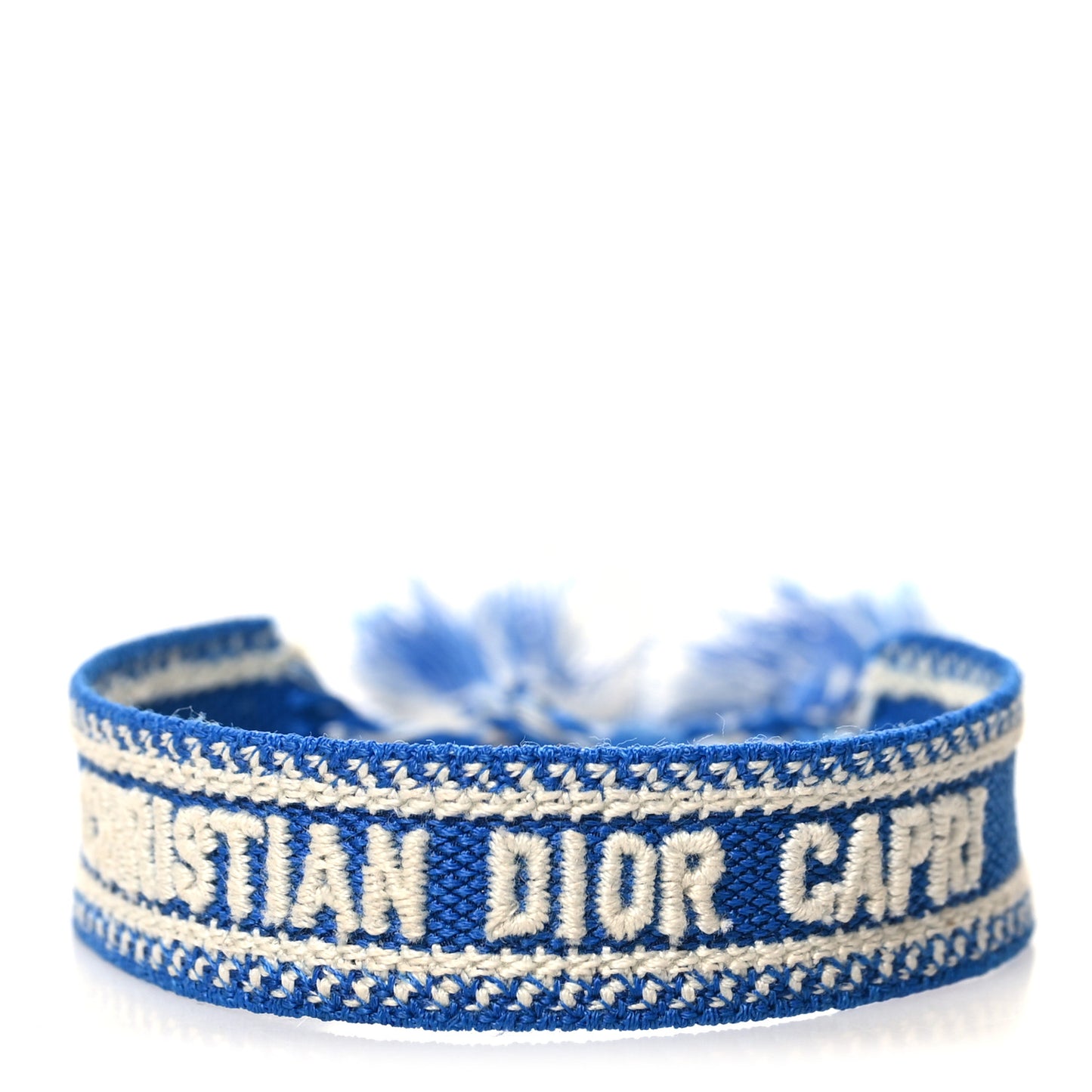 Woven Cotton J'Adior Friendship Bracelet Blue