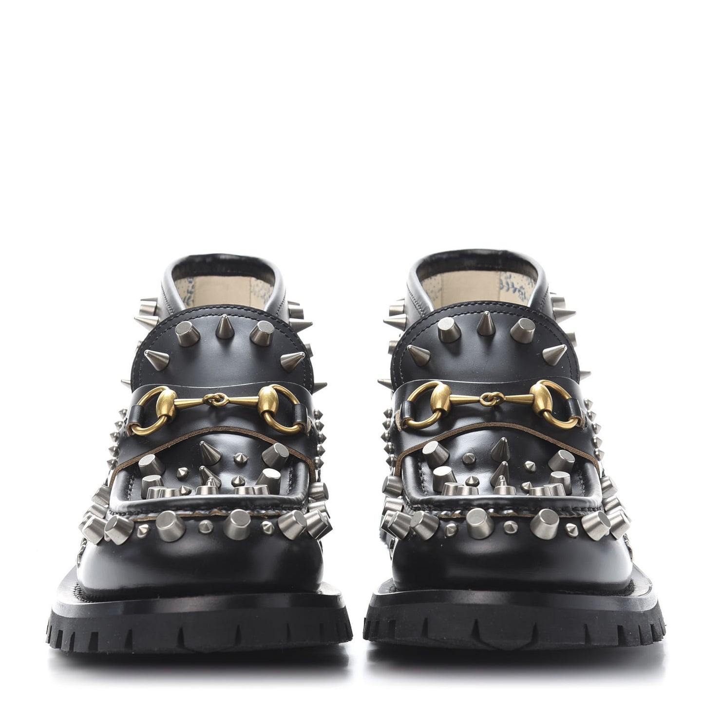 Cordovan Lux Studded Mens Harald Horsebit Ankle Boots 6 Black