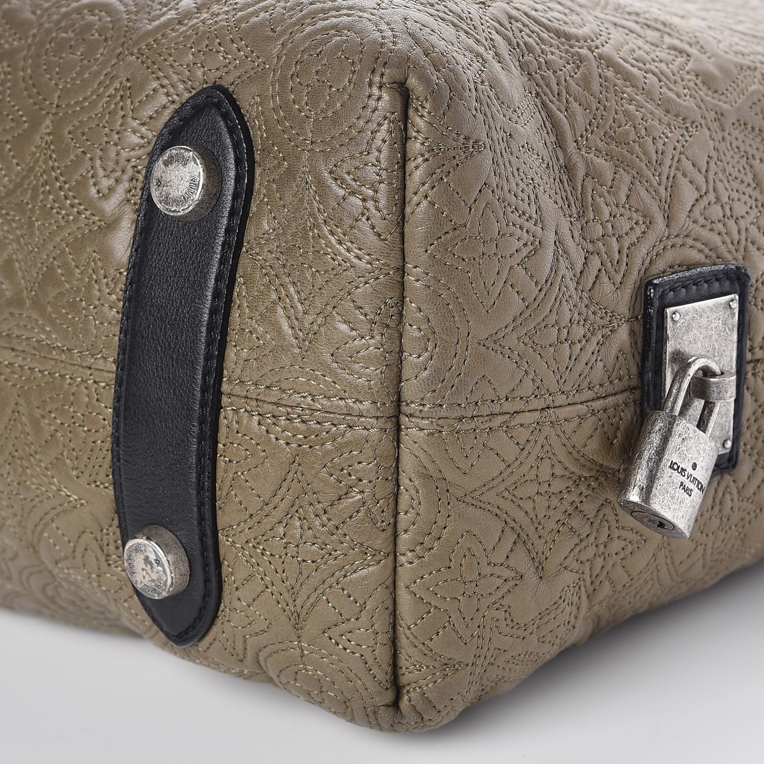 Louis Vuitton Monogram Lambskin Antheia Hobo PM Olive 9 of 9