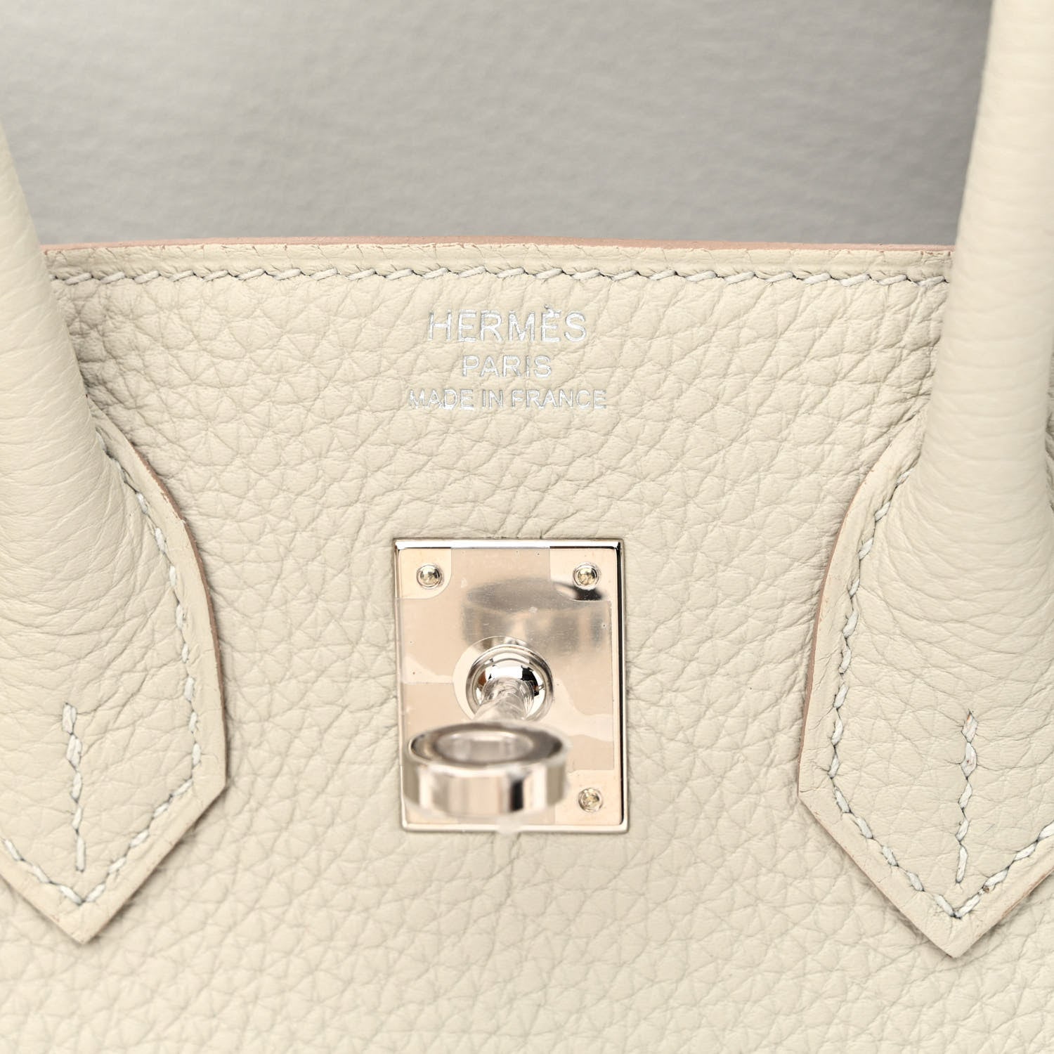 Hermes Togo Birkin 25 Gris Perle 6 of 10