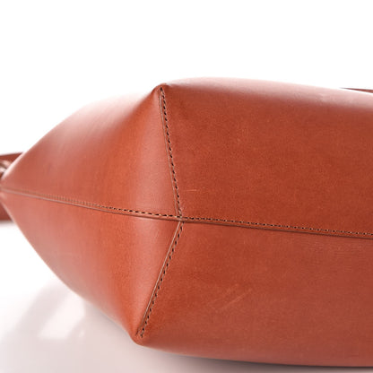 Mansur Gavriel Calfskin Mini Bucket Bag Saddle 9 of 10