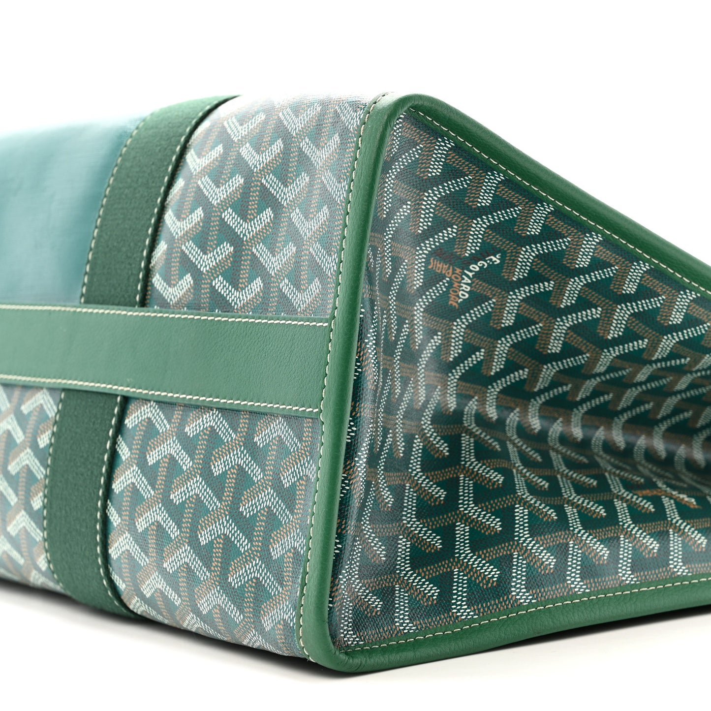 Goyardine Villette MM Tote Green