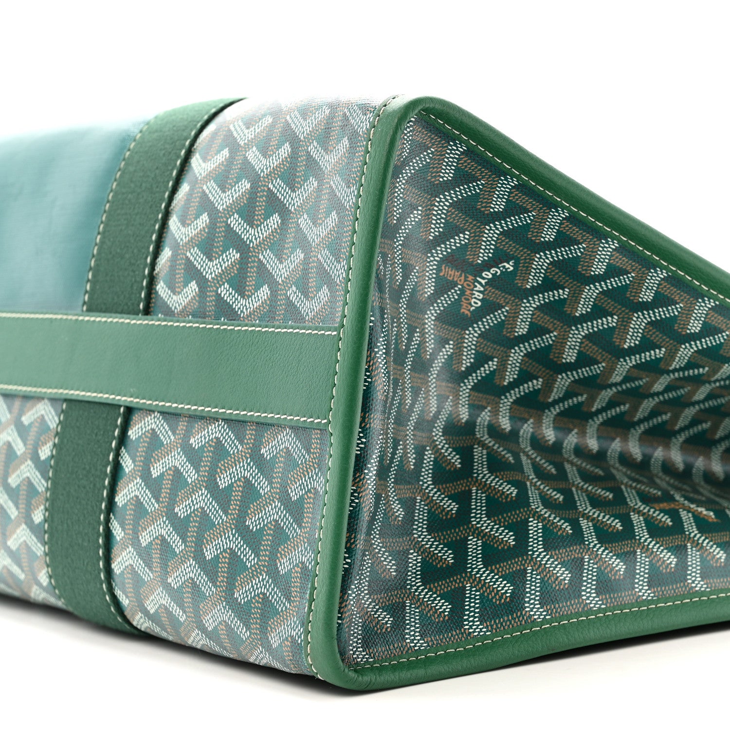 Goyard Goyardine Villette MM Tote Green 10 of 13