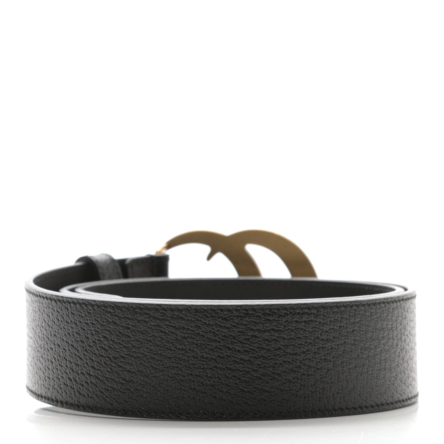 Gucci Textured Calfskin Double G 40mm Belt 85 34 Black 2 of 5