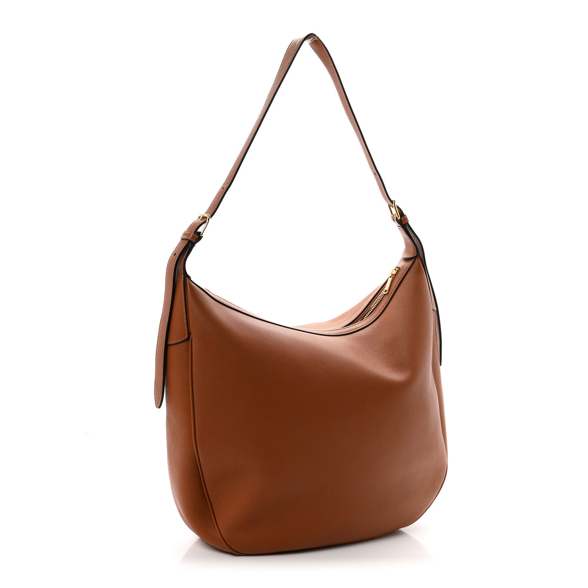 Celine Supple Calfskin Large Triomphe Heloise Shoulder Bag Tan 4 of 12