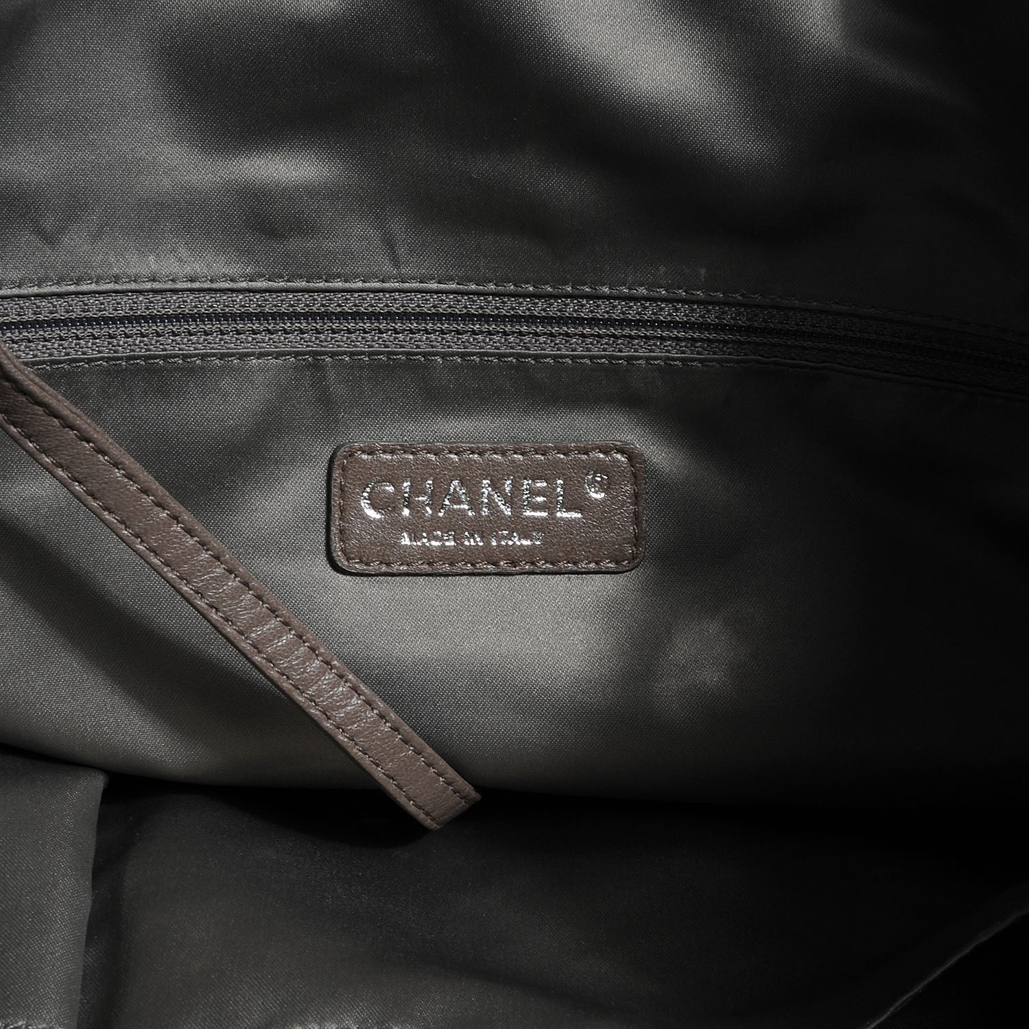 Chanel Metallic Crackled Calfskin Perforated Drill Shoulder Bag Silver 6 of 7