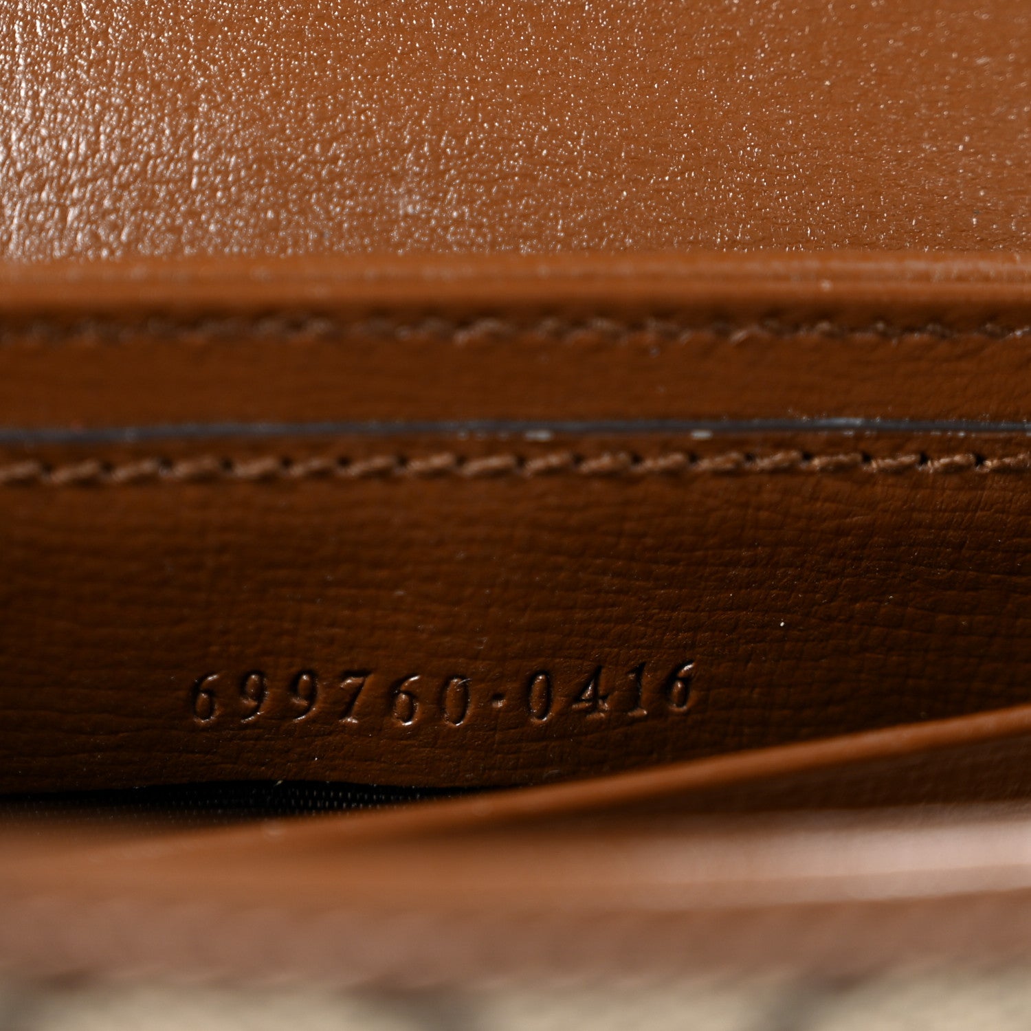 Gucci GG Supreme Monogram Azalea Calfskin Web Horsebit 1955 Wallet On Strap Beige Ebony Brown Sugar 7 of 12