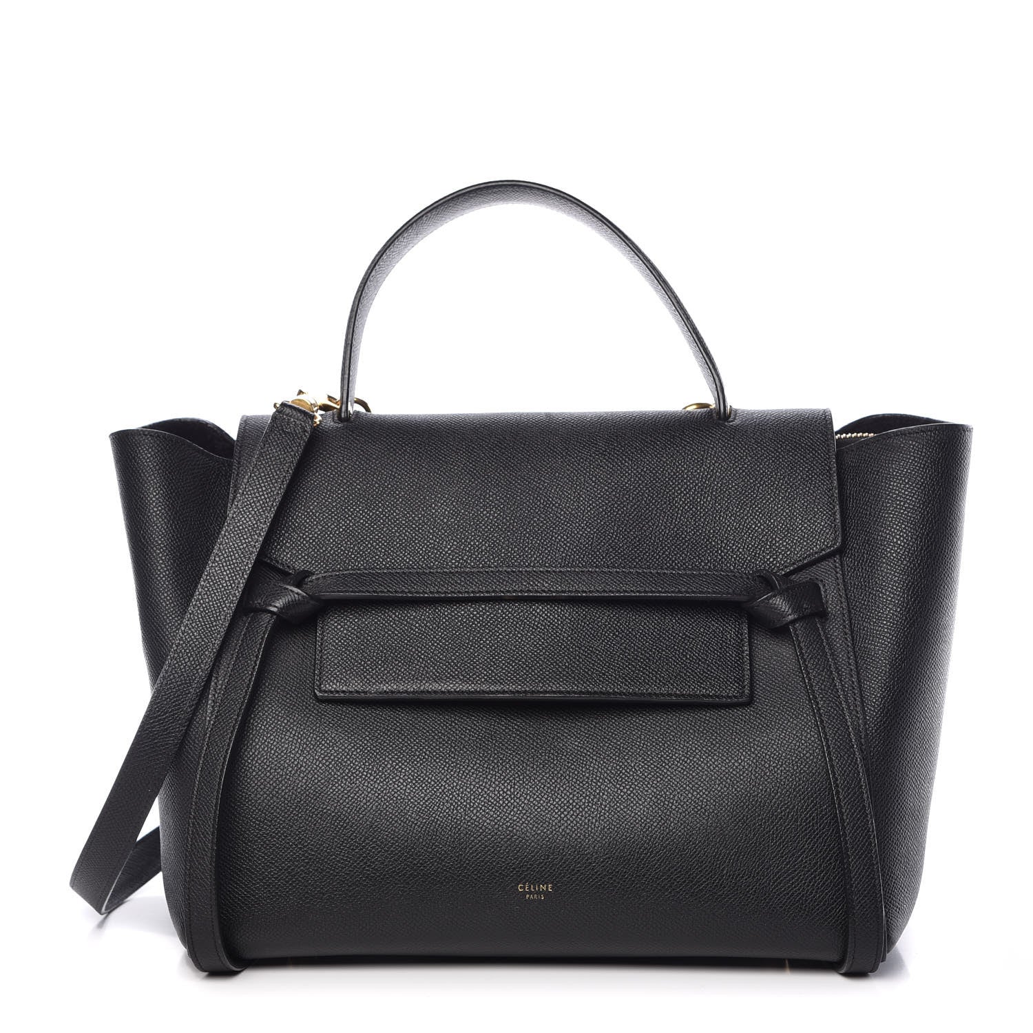 Celine Grained Calfskin Small Belt Bag Black 1 of 12
