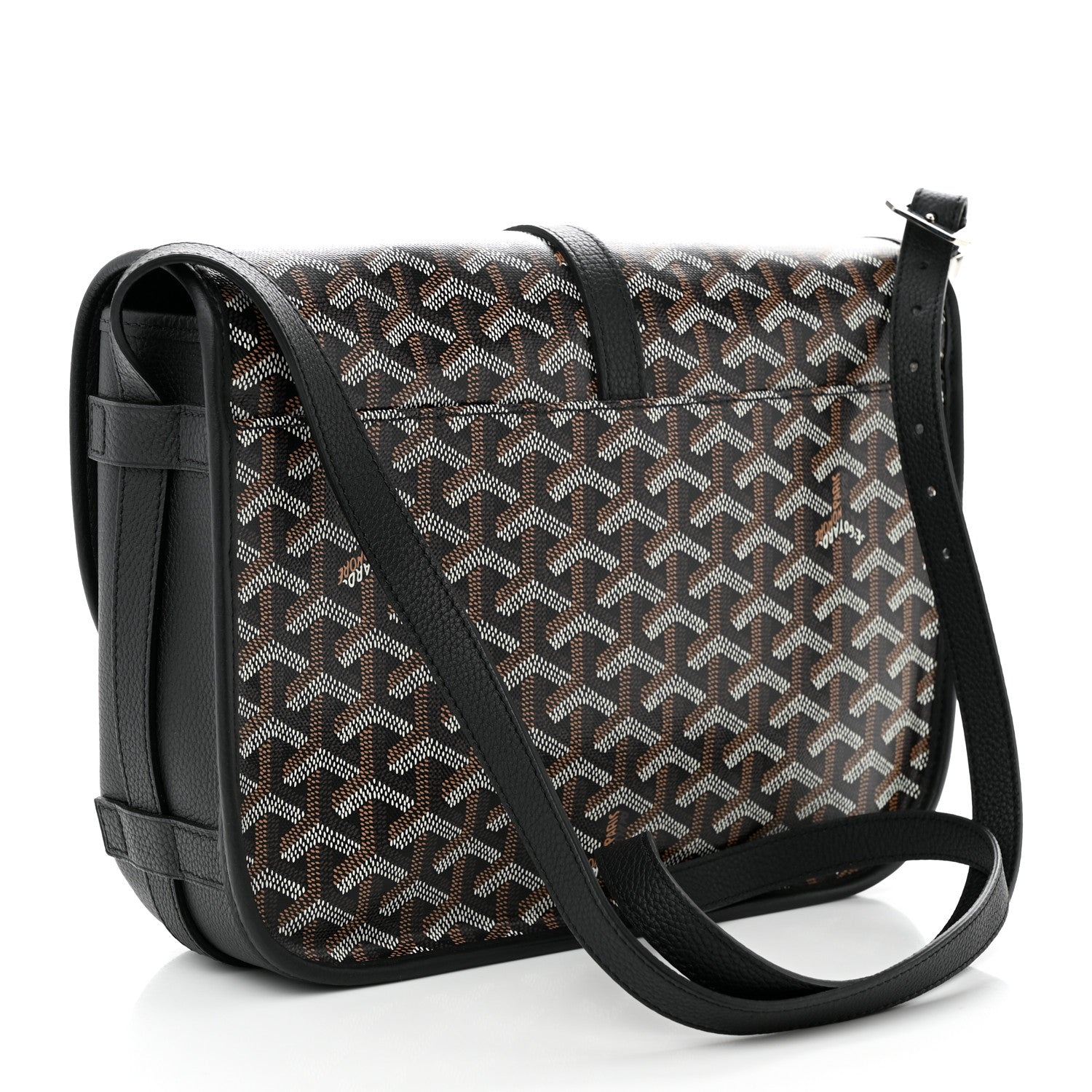 Goyard Goyardine Belvedere II MM Messenger Bag Black 2 of 9