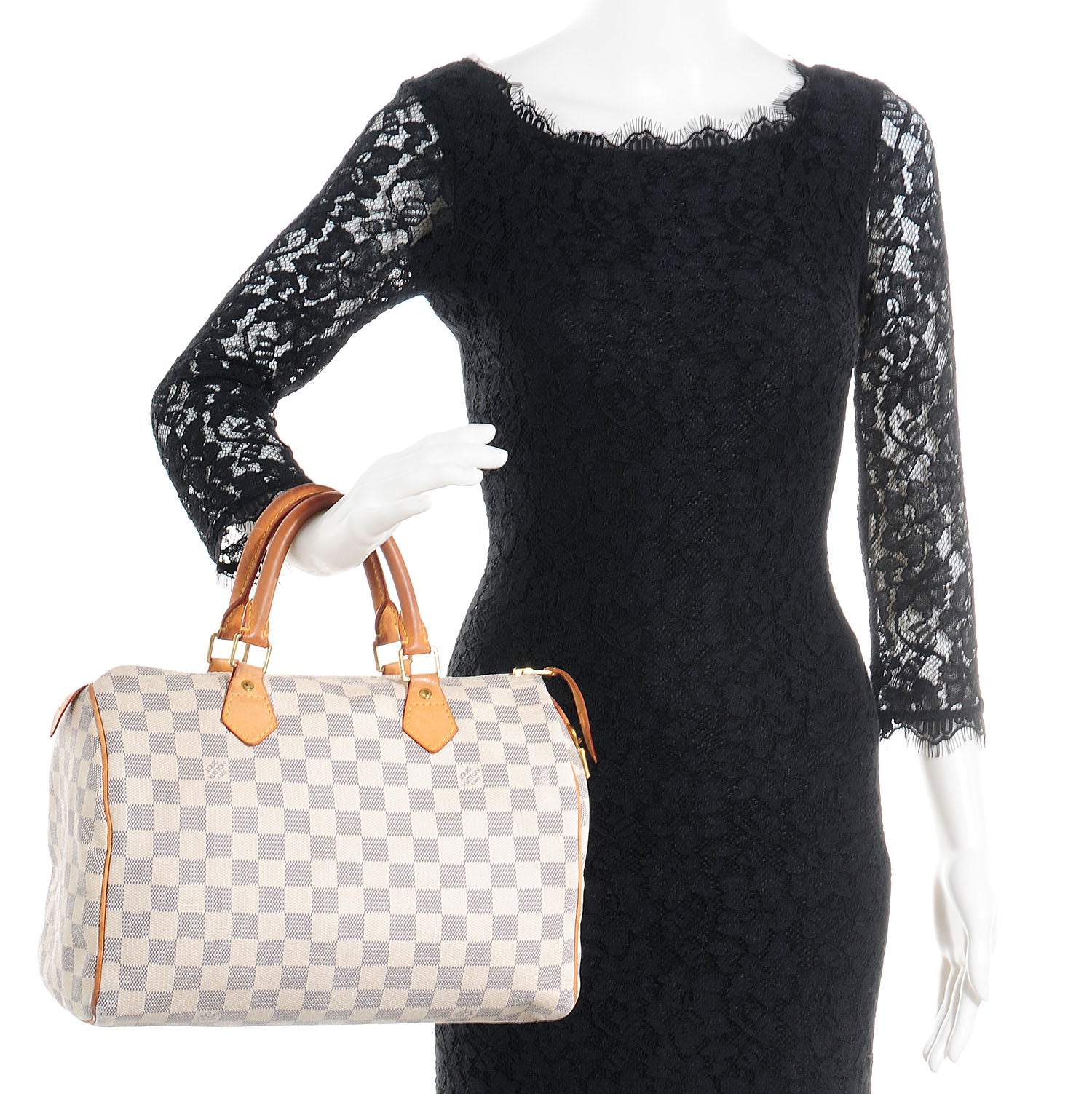 Louis Vuitton Damier Azur Speedy 30 2 of 8