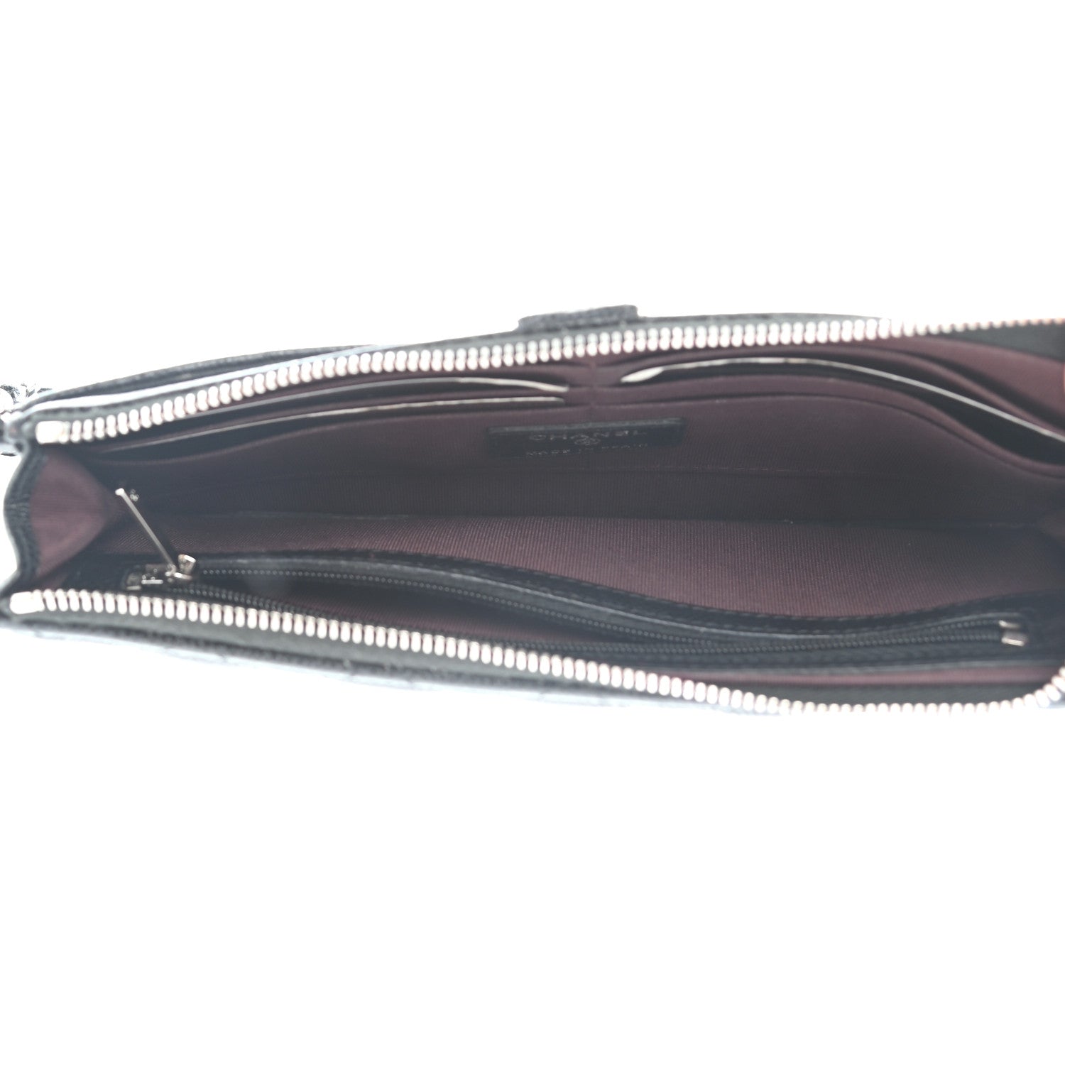 Chanel Caviar Quilted Classic Pouch With Handle Black 5 of 17
