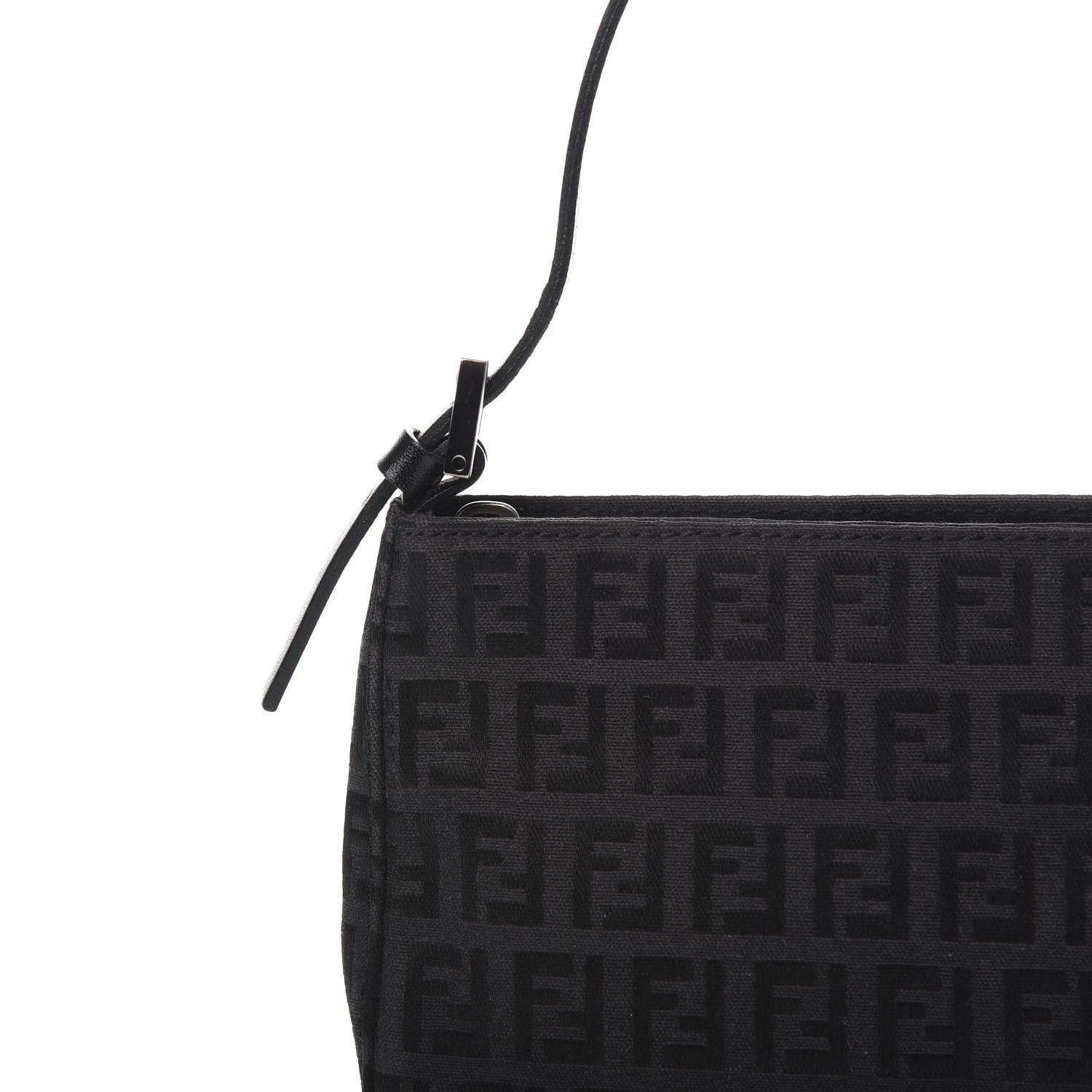 Fendi Zucchino Pochette Black 9 of 9