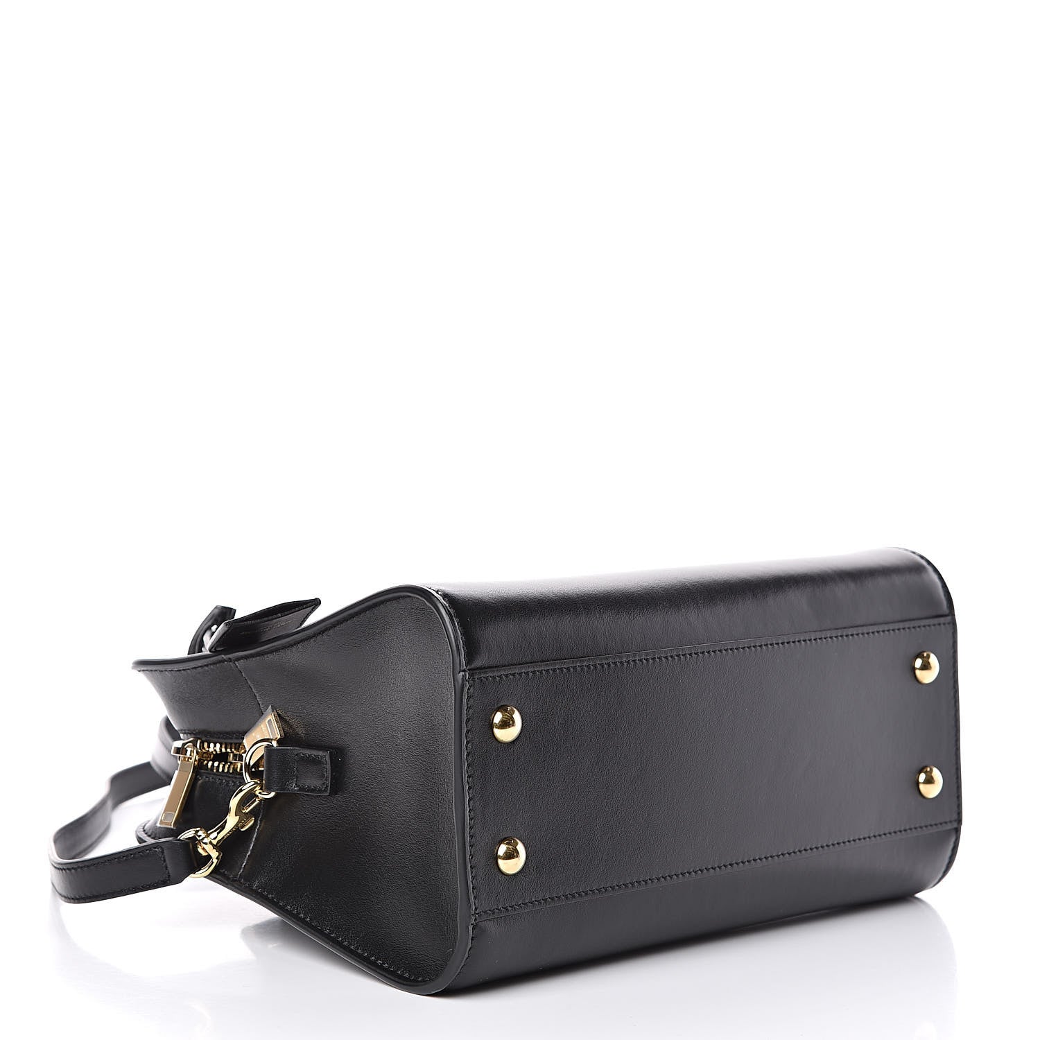 Saint Laurent Calfskin Monogram Baby Cabas Black 4 of 8