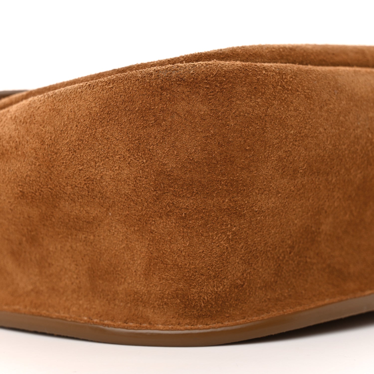 Saint Laurent Suede Calfskin Monogram Medium Kaia Satchel Light Cinnamon 9 of 13