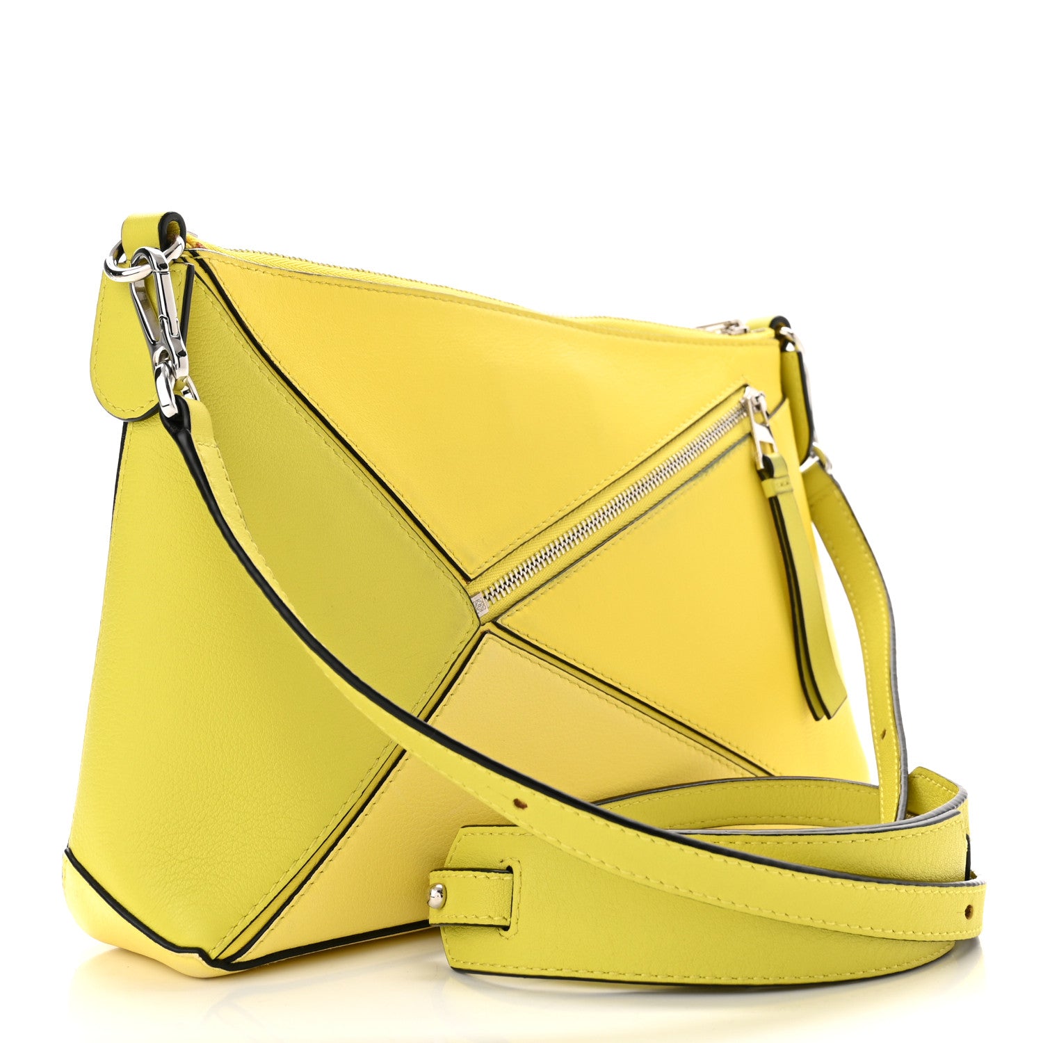 Loewe Calfskin Mini Puzzle Crossbody Bag Yellow 3 of 9