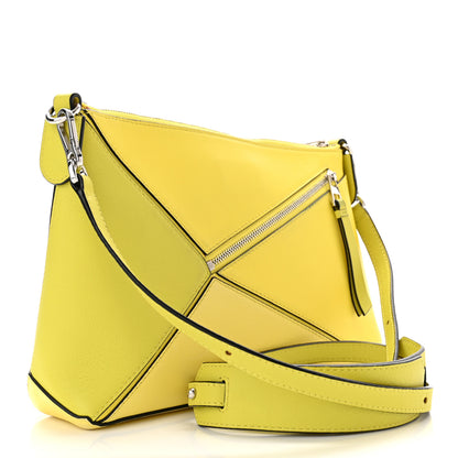 Loewe Calfskin Mini Puzzle Crossbody Bag Yellow 3 of 9
