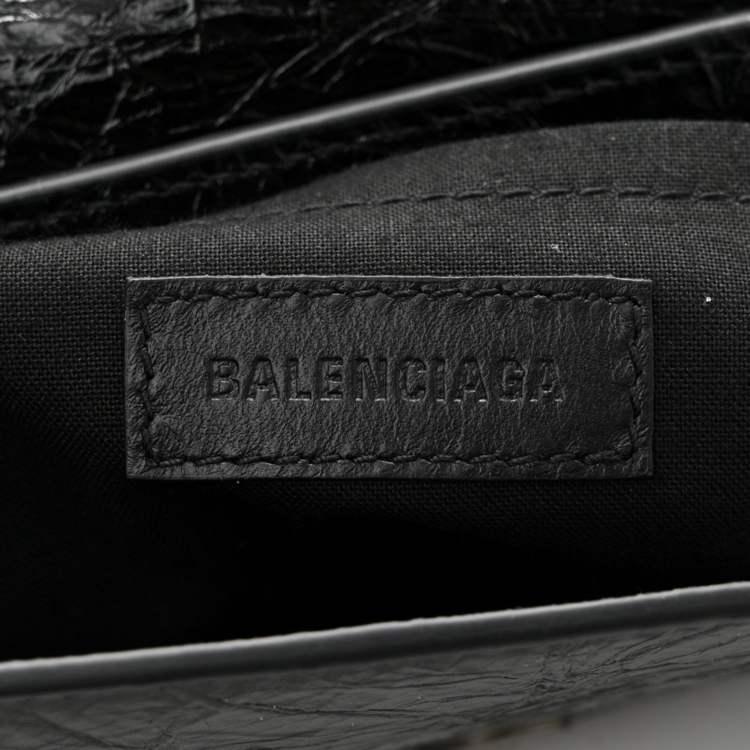 Balenciaga Agneau Arena Small Le Cagole Sling Bag Black 6 of 10