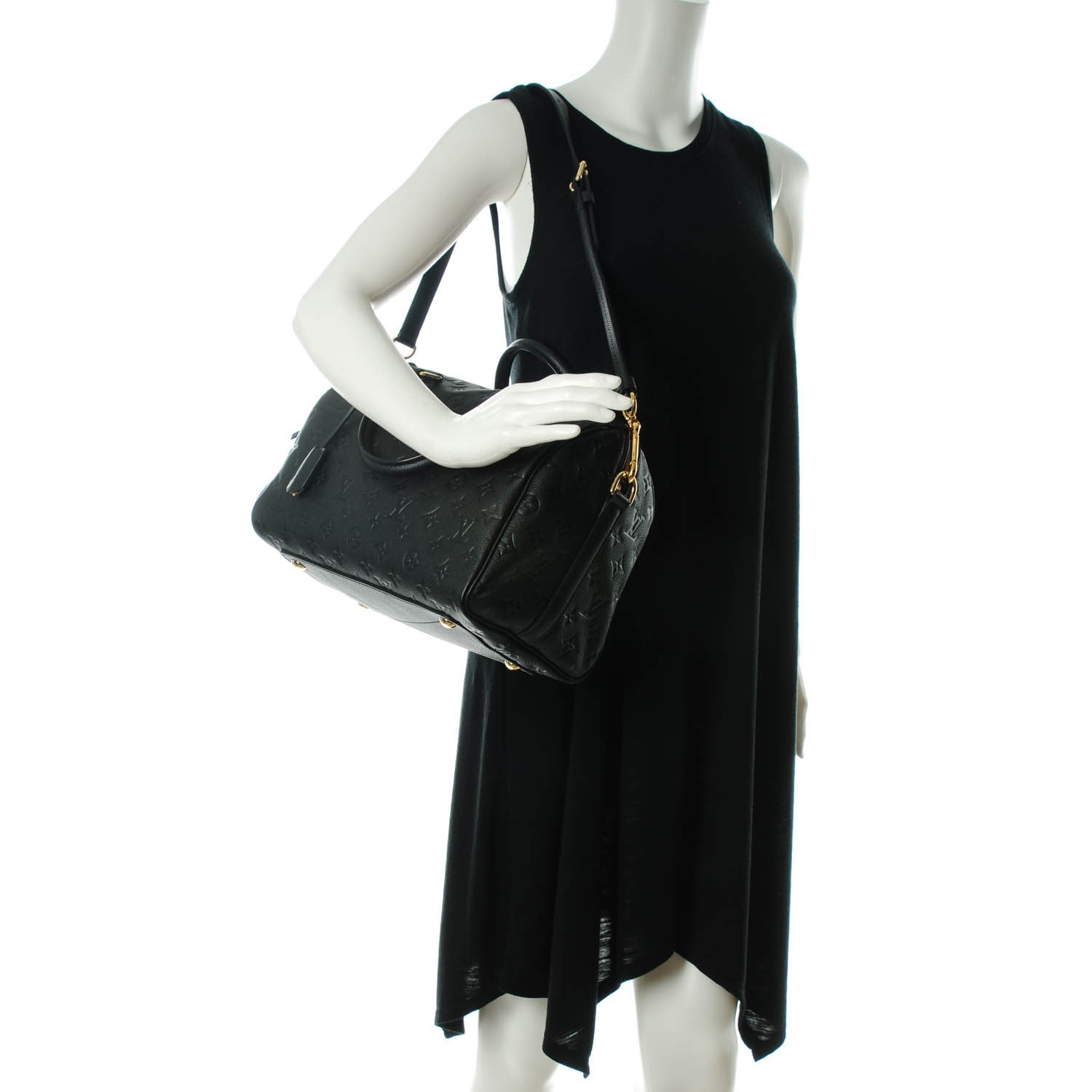 Louis Vuitton Empreinte Speedy Bandouliere 30 Black 2 of 7