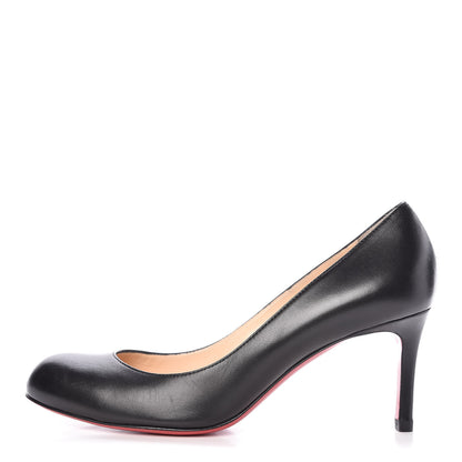 Christian Louboutin Kid Simple 70 Pumps 38.5 Black 1 of 12