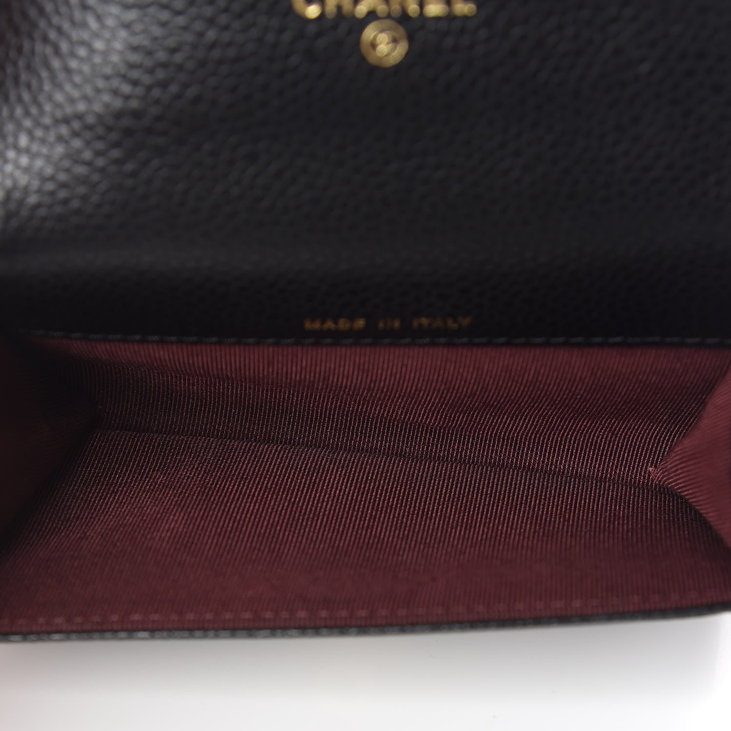 Chanel Caviar Quilted Flap Card Holder Black 5 of 9