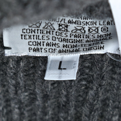 Hermes Cashmere Knit Boston Beanie Hat L Gris Chine 5 of 7