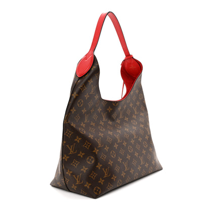 Louis Vuitton Monogram Flower Hobo Coquelicot 3 of 9