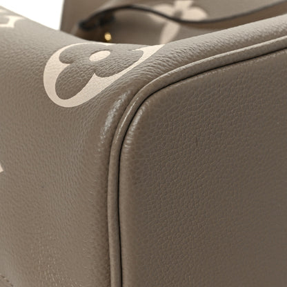Louis Vuitton Empreinte Monogram Giant Neonoe MM Tourterelle Creme 8 of 11