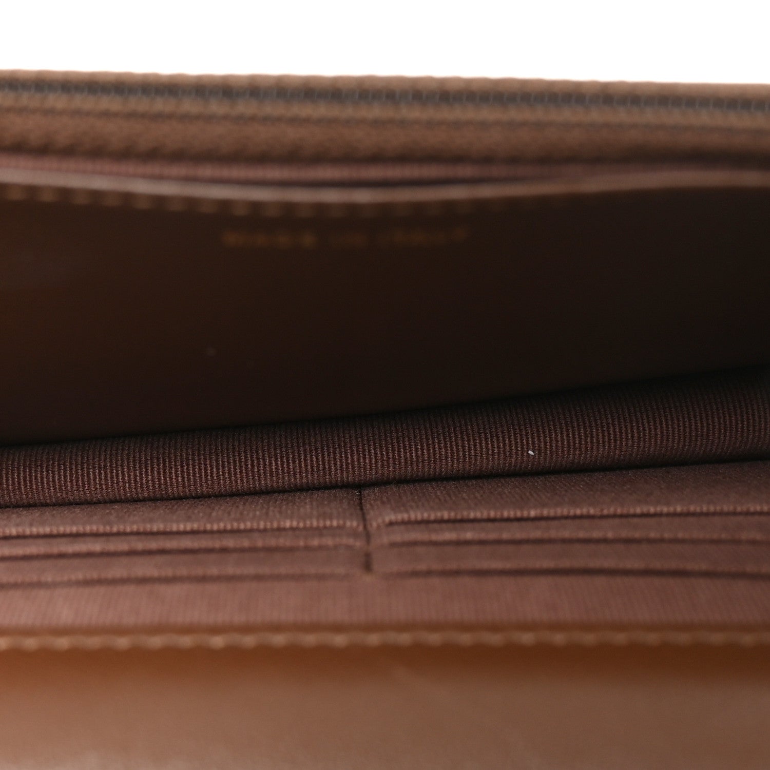 Chanel Lambskin Quilted Chanel 19 Wallet On Chain WOC Brown 5 of 12