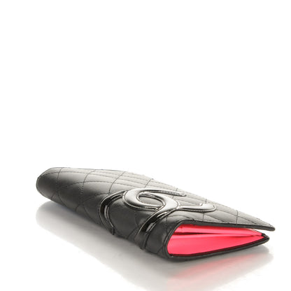 Chanel Calfskin Quilted Cambon Yen Wallet Black 4 of 7