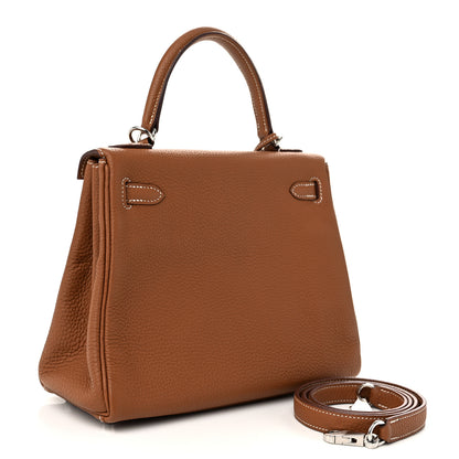 Hermes Togo Kelly Retourne 25 Gold 2 of 11