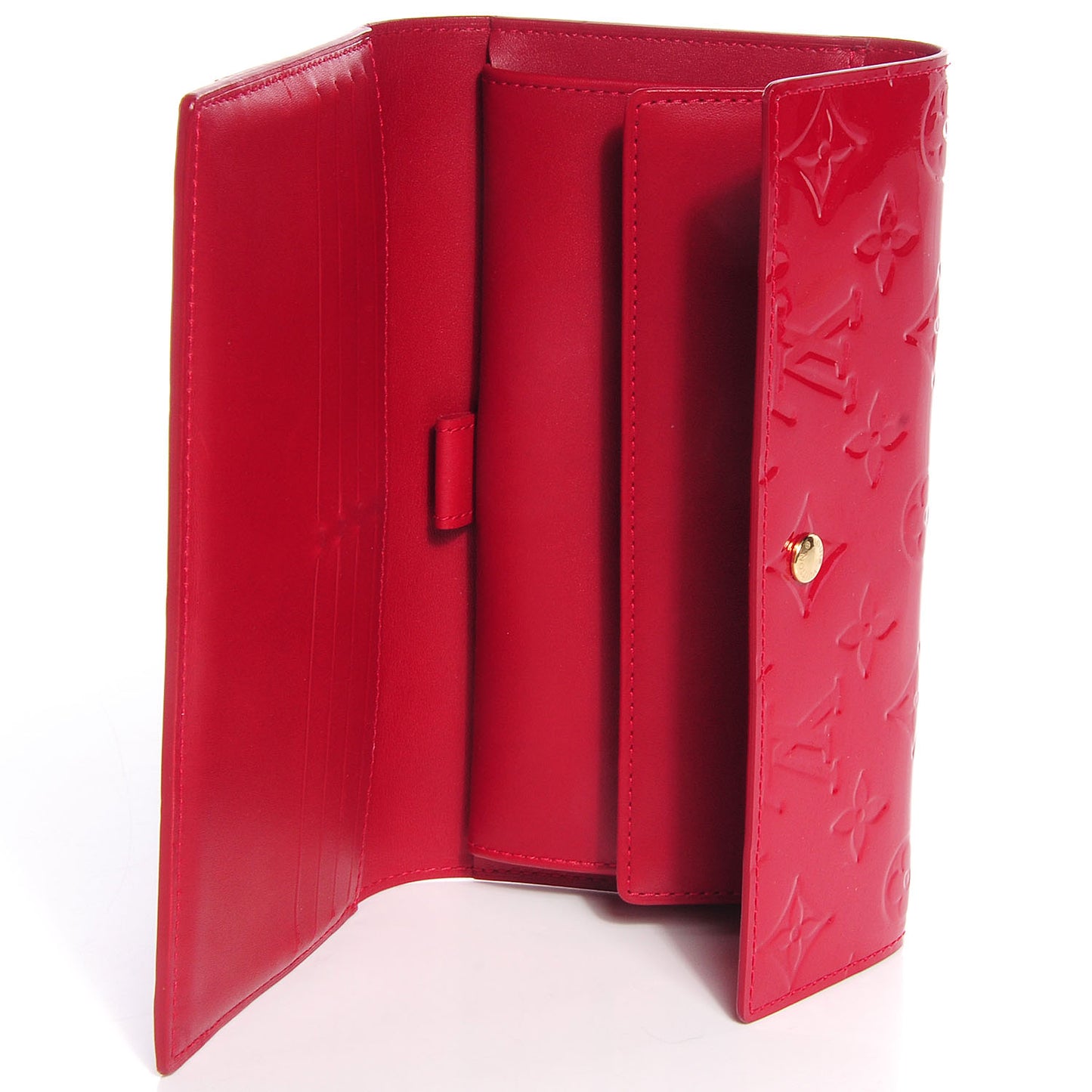 Vernis Porte Tresor International Wallet Pomme D'Amour