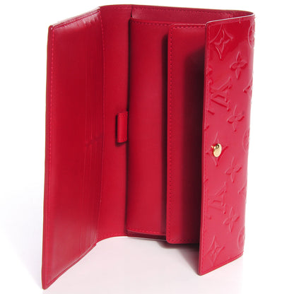 Louis Vuitton Vernis Porte Tresor International Wallet Pomme D'Amour 5 of 7