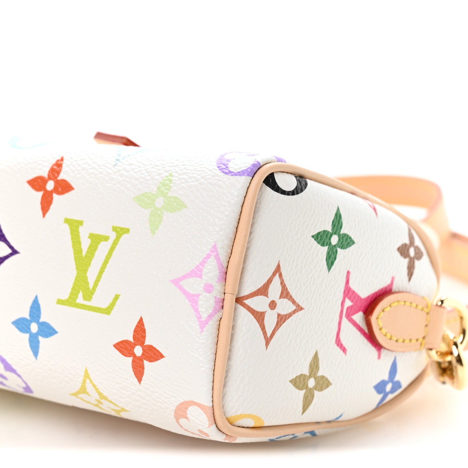 Louis Vuitton LV X TM Monogram Multicolor Nano Speedy White 9 of 10