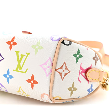 Louis Vuitton LV X TM Monogram Multicolor Nano Speedy White 9 of 10