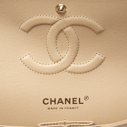 Chanel Caviar Quilted Medium Double Flap Beige Clair 8 of 10