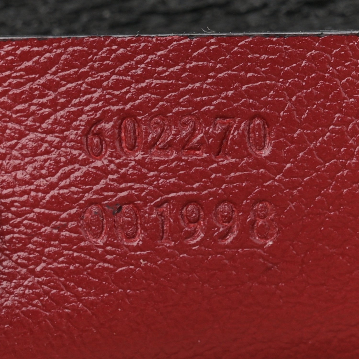 Gucci Vintage Effect Calfskin Matelasse Diagonal Small Torchon GG Marmont Bamboo Top Handle Shoulder Bag Black Romantic Cherry 7 of 11