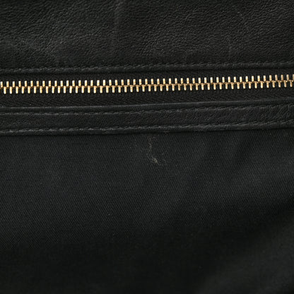 Gucci Grained Calfskin Large Horsebit Chain Flap Bag Black 11 of 16
