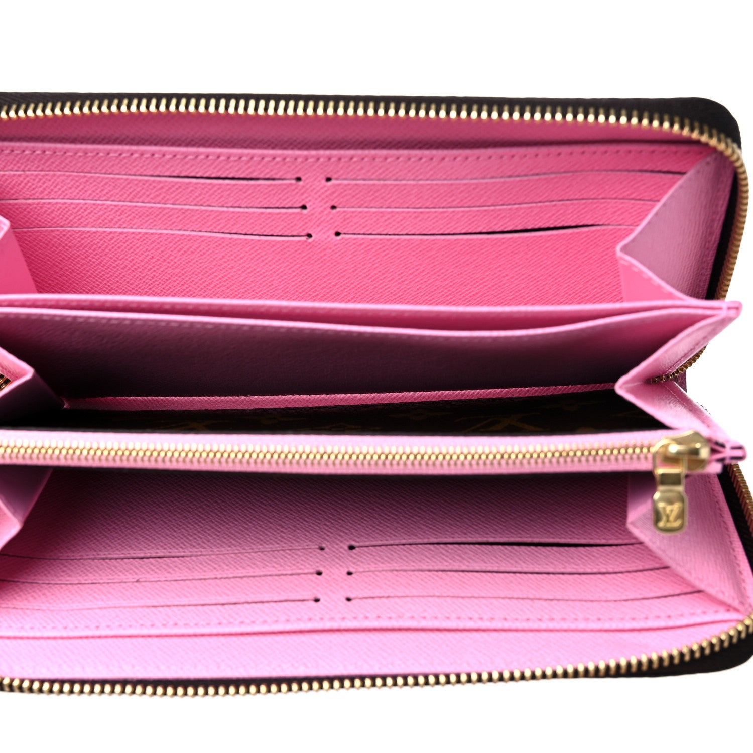 Louis Vuitton Monogram 2022 Christmas Animation Paris Zippy Wallet Pink 5 of 9