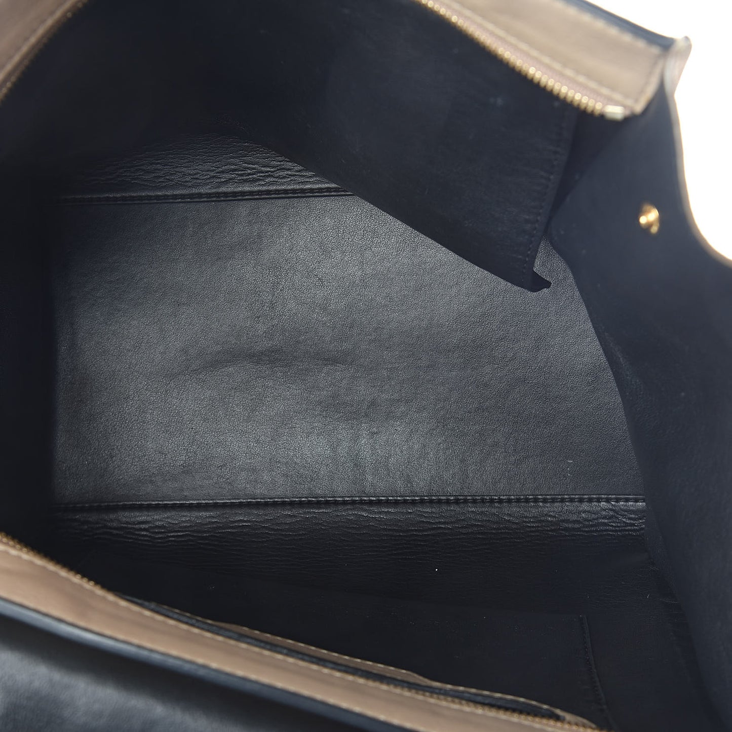 Drummed Calfskin Suede Medium Trapeze Dune