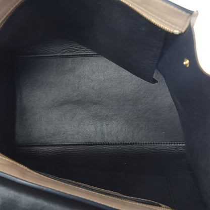 Celine Drummed Calfskin Suede Medium Trapeze Dune 5 of 10