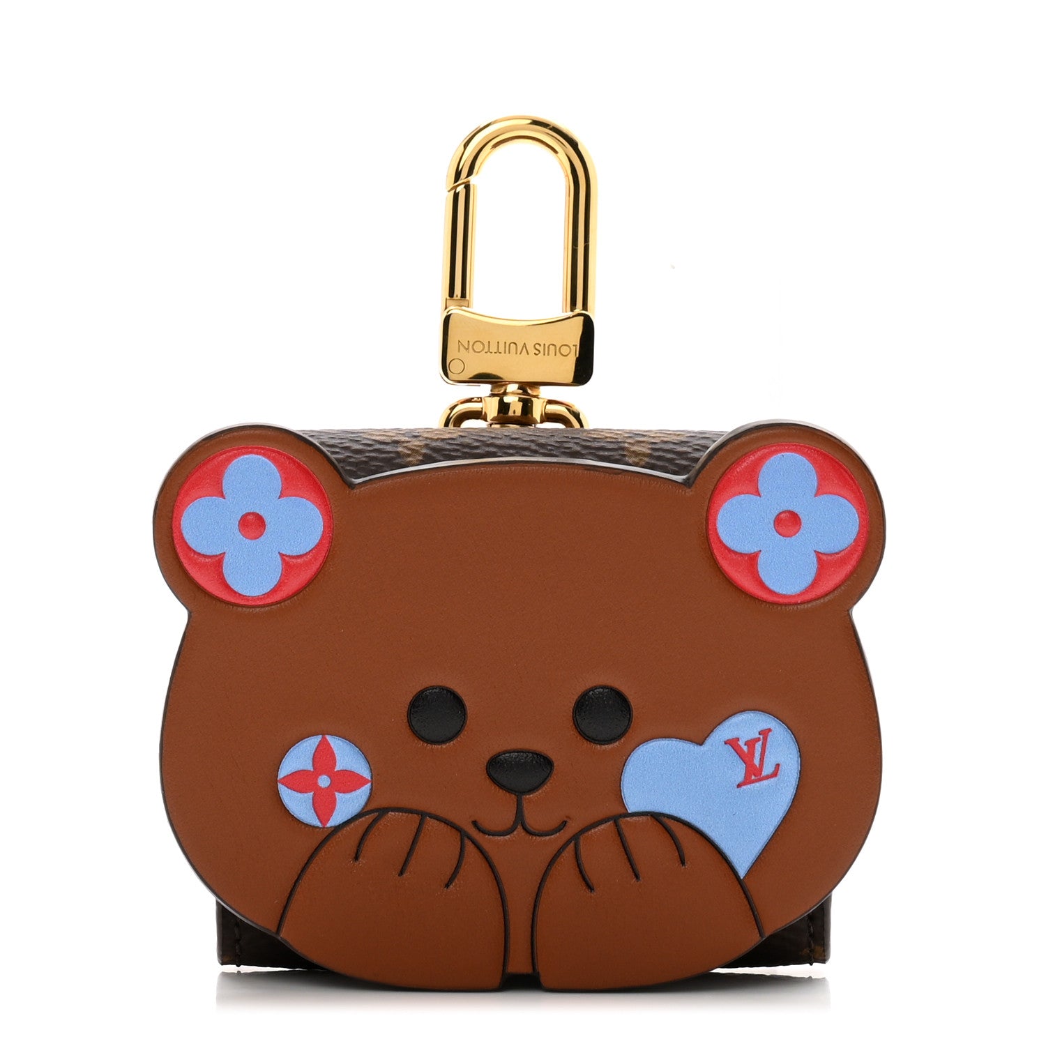 Louis Vuitton Monogram Teddy Bear Earphone Case 1 of 6
