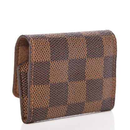 Louis Vuitton Damier Ebene Cufflinks Case 3 of 6