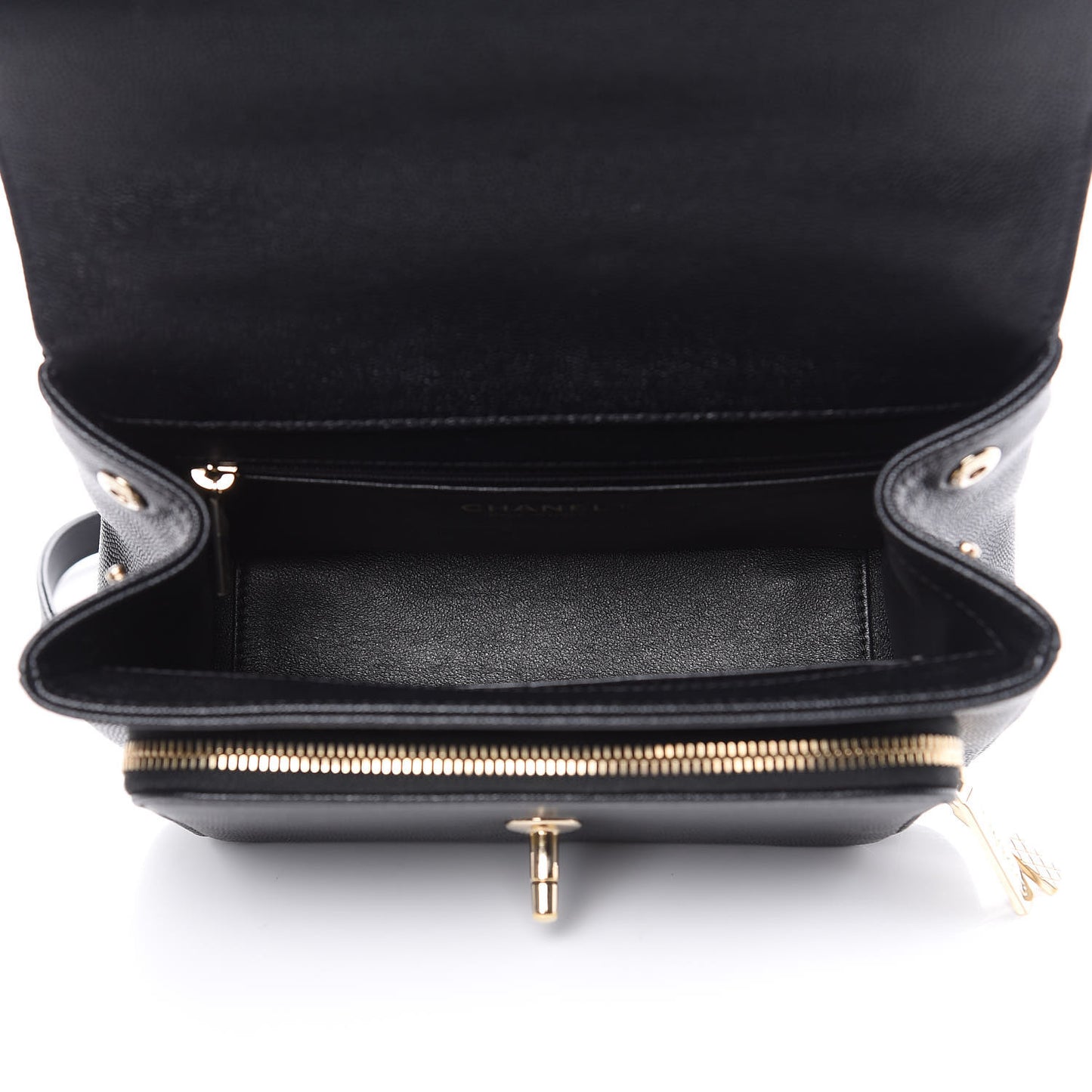 Caviar Quilted Medium Business Affinity Flap Black