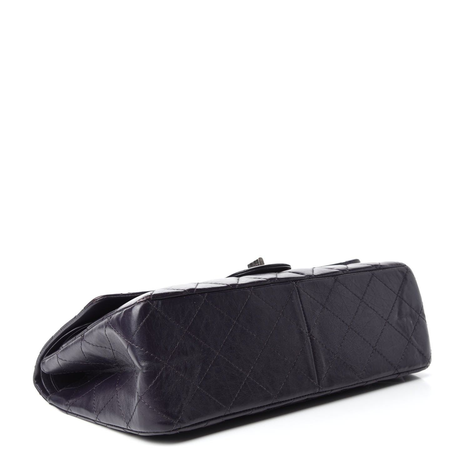 Chanel Aged Calfskin Quilted 2.55 Reissue 227 Flap Dark Purple 4 of 12