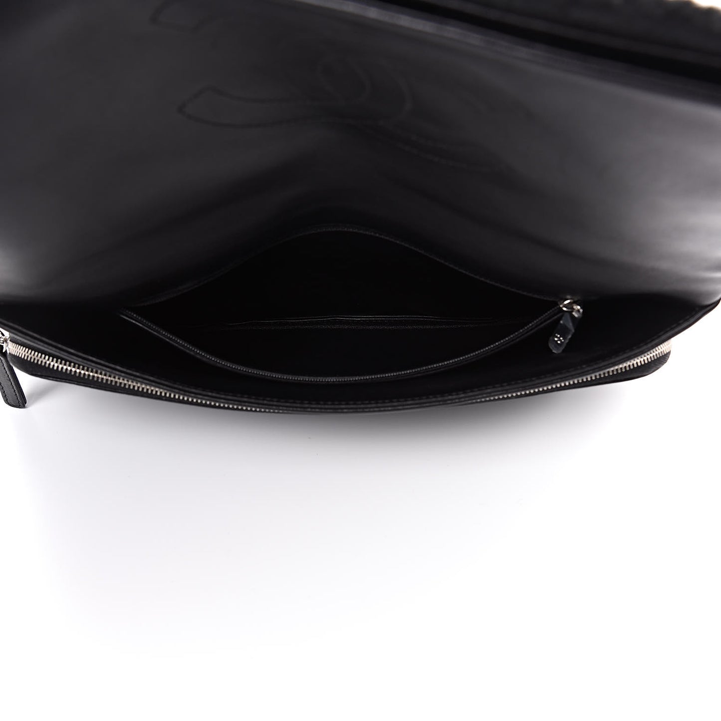 Shearling Lambskin 100% Clutch Black